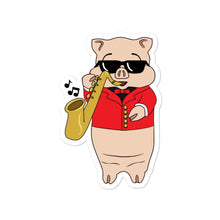 Load image into Gallery viewer, Pig Saxophone Sticker - Rudys Bar &amp; Grill