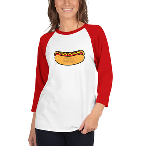 Hot Dog 3/4 Sleeve Shirt
