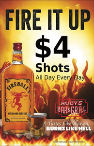 Fireball Shot $4