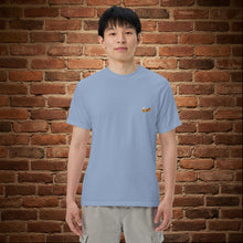 Load image into Gallery viewer, Retro Rudy’s Land of the Free front blue t-shirt 