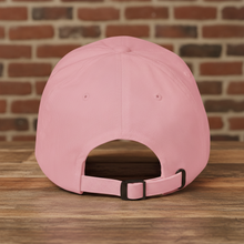 Load image into Gallery viewer, Back view of Rudy’s Bar &amp; Grill pink dad hat, adjustable strap, classic NYC bar merch, Valentine’s Day