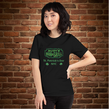 Load image into Gallery viewer, Rudy’s Bar &amp; Grill St. Patrick’s Day unisex t‑shirt, front view