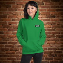 Load image into Gallery viewer, Rudy’s Bar NYC St. Patrick’s Day classic hoodie in Irish green, front view