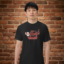 Load image into Gallery viewer, Retro Rudy's Cheap Beer Free Hotdogs Unisex T-shirt - Rudys Bar &amp; Grill