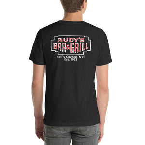 Pig + Neon Sign Hell's Kitchen T-Shirt - Rudys Bar & Grill