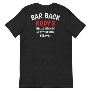 Bar Back T-Shirt - Rudys Bar & Grill
