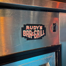 Load image into Gallery viewer, Neon Sign Magnet - Rudys Bar &amp; Grill