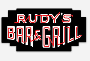Neon Sign Magnet - Rudys Bar & Grill