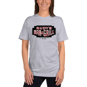 Neon Sign T-Shirt - Rudys Bar & Grill