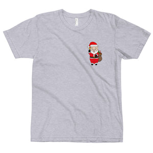 Santa Pig + Christmas Neon Sign T-Shirt - Rudys Bar & Grill
