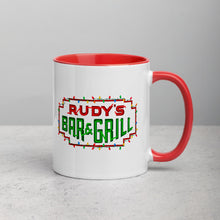 Load image into Gallery viewer, Christmas Neon Sign + Santa Pig Mug - Rudy&#39;s Bar &amp; Grill