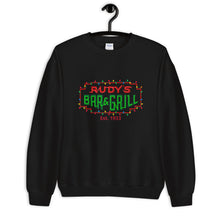 Load image into Gallery viewer, Christmas Neon Sign Sweatshirt - Rudys Bar &amp; Grill