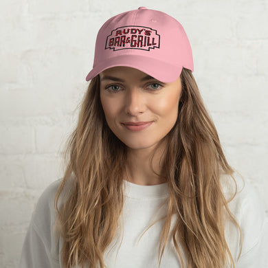 Valentine's Day Neon Sign Dad hat - Rudys Bar & Grill