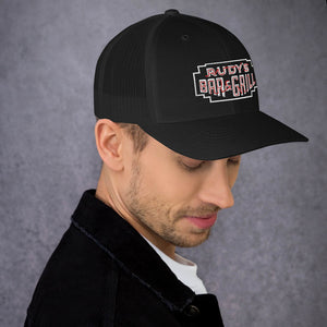 Classic Neon Sign Trucker Hat - Rudys Bar & Grill