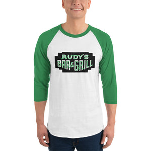 St. Patrick's Day 3/4 sleeve raglan shirt - Rudys Bar & Grill