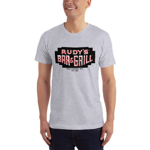 Neon Sign T-Shirt - Rudys Bar & Grill