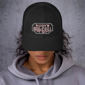 Classic Neon Sign Trucker Hat - Rudys Bar & Grill