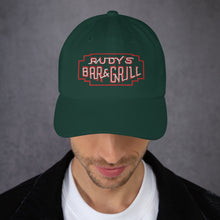 Load image into Gallery viewer, St. Patrick&#39;s Day Neon Sign Dad Hat - Rudys Bar &amp; Grill
