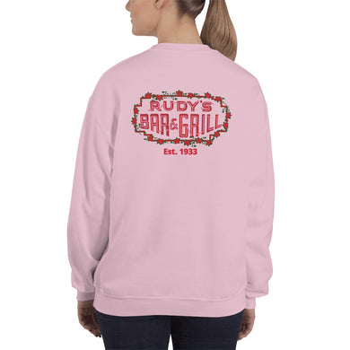 Cupid Pig + Valentine's Day Sweatshirt - Rudys Bar & Grill