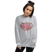 Load image into Gallery viewer, Neon Sign Valentine&#39;s Day Sweatshirt - Rudys Bar &amp; Grill
