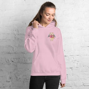 Cupid Pig + Valentine's Neon Sign Hoodie - Rudys Bar & Grill