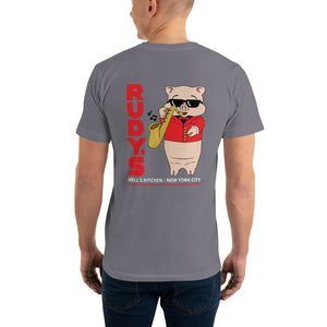 Saxophone Pig T-Shirt - Rudys Bar & Grill