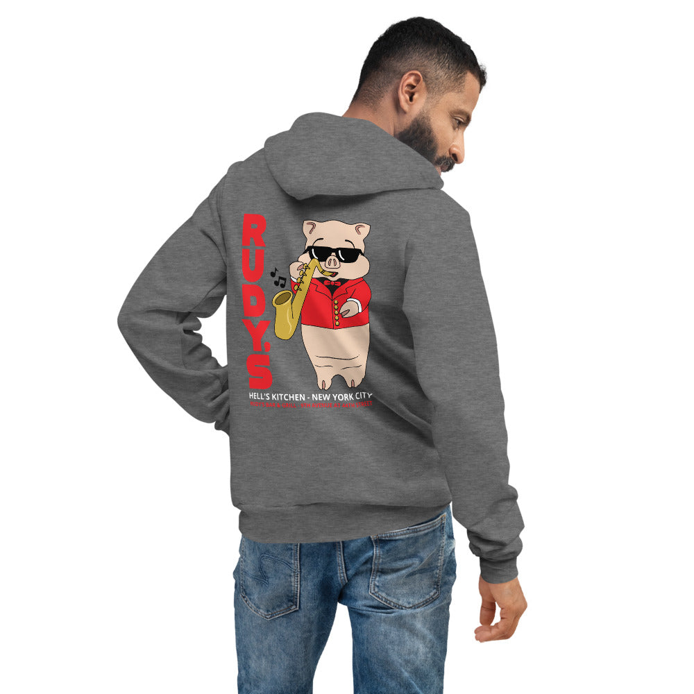 TX HELMET PIG - Q BBQ Fest Dallas - Unisex Sponge Fleece Hoodie